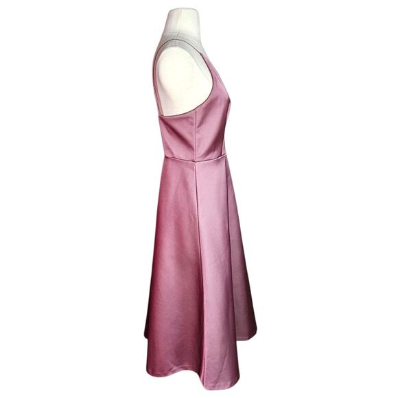H&M A-line Fit & Flare Midi Dress In Blush Pink Size 8 NWT - Picture 10 of 13